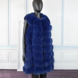 Natural Real Fox Fur Vest Natural Fur Coat For Jacket Female Coats Vest Waistcoat Long Fur Coats Real Fur Coat Fox Vest Jacket