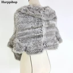 2023 Genuine Rabbit Fur Poncho,Knitted Rabbit Fur Pashmina,Genuine Rabbit Fur Shawl women's coats/Hot Sale/OEM/Wholesale/Retail