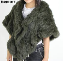 2023 Genuine Rabbit Fur Poncho,Knitted Rabbit Fur Pashmina,Genuine Rabbit Fur Shawl women's coats/Hot Sale/OEM/Wholesale/Retail