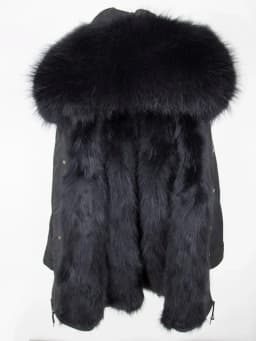 Real Fur Coat Winter Jacket Women Long Parka Waterproof Big Natural Raccoon Fur Collar Hood Thick Warm Real Fox Fur Liner coat