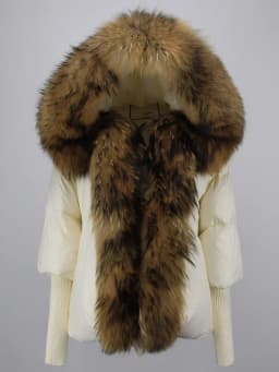 OFTBUY 2023 Winter Jacket Women Real Fox Fur Collar Hooded Natural Thick Warm Loose Oversize Duck Down Coat Streetwear Outerwear