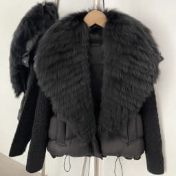 OFTBUY Women New Winter Real Fur Collar Natural Fur Cropped Warm Puffer Coat Duck Down Jacket Female Fashion Casual Outerwear