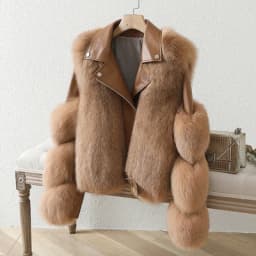 Real Fox Fur Coats With Genuine Sheepskin Leather Wholeskin Natural Fox Fur Jacket Outwear Luxury Women 2024 Winter New