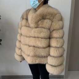 2026 NEW Style Real Fur Coat Women Short Fox Fur Coat Real Natural Winter Jacket High Quality NEW Fur Zipper Sleeve Jacket Vest