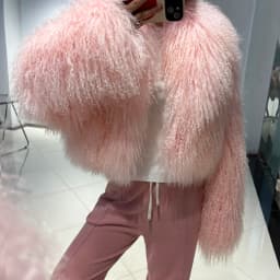YOLOAgain 2025 Autumn Fashion Warm Short Real Mongolia Sheep Fur Jacket Women Plus Size 8XL Curly Lamb Fur Jacket Female