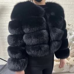 2026 MAOMAOKONG Natural Real Fox Fur Coat Women Winter Long Sleeve Luxury Raccoon Fur Jackets Thick Top Female Furry Coat Vest