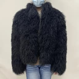 Mongolian Genuine Sheepskin Women's Winter High Quality Fashion Tibetan Sheepskin Jacket New Natural Sheepskin Stand Collar Coat