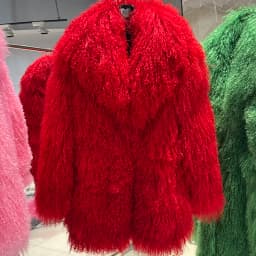 YOLOAgain White Mongolia Sheep Fur Jacket Women 2025 Winter Real Fur Jacket Coat