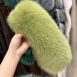 YOLOAgain Real Fox Fur Headband Women Lady Warm Soft Good Elastic Genuine Fox Fur Ring Scarves
