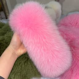 YOLOAgain Real Fox Fur Headband Women Lady Warm Soft Good Elastic Genuine Fox Fur Ring Scarves