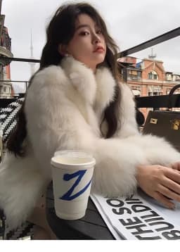 Young Women's Fur Coat Winter New Style Tocap Leather And Fur Integrated Jacket Short Length Korean Style Commute Friendly