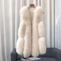 Fox Fur Short Vest Women's 2023 New Full Leather Fur Tank Top with Slender Temperament and Winter Fur Integrated Coat