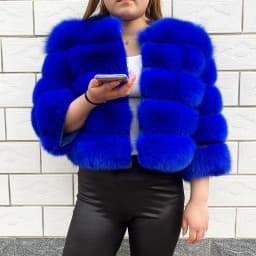 2026 New Style Real Fur Coat 100% Natural Fur Jacket Female Winter Warm Leather Fox Fur Coat High Quality Fur Vest