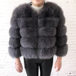 2026 New Style Real Fur Coat 100% Natural Fur Jacket Female Winter Warm Leather Fox Fur Coat High Quality Fur Vest