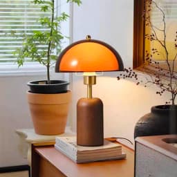 Japanese Metal Acrylic Wooden Luxury LED Decoration Table Lamp Desk Light For Living Room Bedroom Study Lighting Fixtures