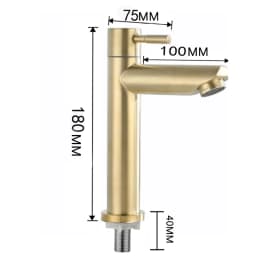 Torneira para Lavabo Banheiro Alavanca Única Premium Água Fria e Quente, Instalação Simples