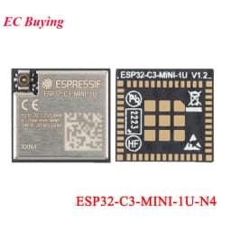 10pcs/1pc ESP32-C3-MINI-1 ESP32-C3-MINI-1U N4 ESP32-C3 Dual-mode 2.4GHz WiFi Bluetooth-compat BLE 5.0 4MB Flash Wireless Module