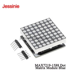 MAX7219 MAX7219-1588 Dot Matrix LED Digital Tube 8*8 Dot Matrix Module Display Red Green White Blue Color MCU Control Drive LED
