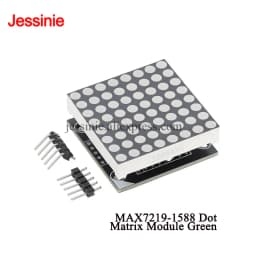 MAX7219 MAX7219-1588 Dot Matrix LED Digital Tube 8*8 Dot Matrix Module Display Red Green White Blue Color MCU Control Drive LED