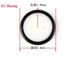 20pcs/1pc Small Smart Car Tire Chassis Plastic Robot Rubber Chassis Wheel for Single Chip Microcomputer Toy Car Tires