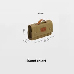 SUNDICK Outdoor Camping Seasoning Bottle Storage Bag, Barbecue Glass Seasoning Bottle Combination Set, Canvas Bag