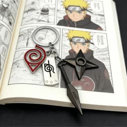 NARUTO Akatsuki Organization Cartoon Cute Metal Pendant Personalized Anime Backpack Pendant Anime Merchandise Wholesale