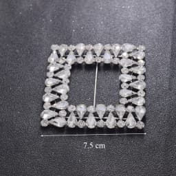 1PC Good Quality Big Size 9cm 10cm 12cm Crystal Rhinestone Buckles for Bridal Dress Women Clothing Belt Decorations Ribbon Knot