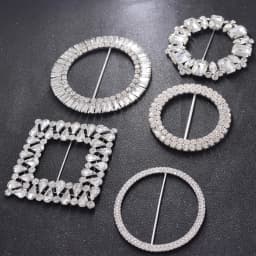 1PC Good Quality Big Size 9cm 10cm 12cm Crystal Rhinestone Buckles for Bridal Dress Women Clothing Belt Decorations Ribbon Knot
