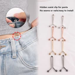 4/10PCS Jeans Skirts Detachable Buckle Accessories Adjustable Sleeve Clip For Pants Waist Tightening Sleeve Reduction Clip