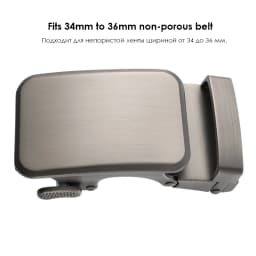 Official Genuine Automatic Belt Buckle Man Rustproof Alloy Quick Release Trouser Belt Buckle 36mm Men's Accessories K222858