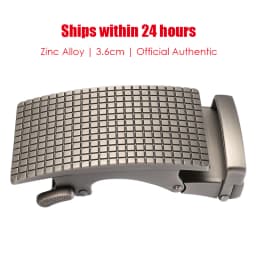 VATLTY Official Genuine Belt Buckle Men Zinc Alloy 36mm Automatic Buckle for 3.4cm to 3.5cm Non-porous Belt Male Accessories