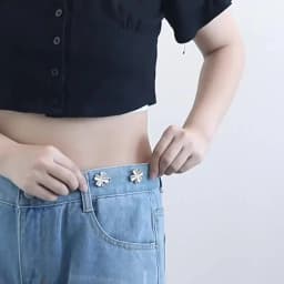 Waist Tighten Brooch Pin for Pants with Anti-Exposed Buckle Brooch Clip Jeans Waist Pin Clothing Accessories for Female