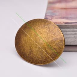 Strong Antique Brass Metal Oval Western Leathercraft Jeans Belt Buckle Replacement Fit 40mm