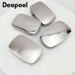 1Pc Deepeel 39mm Stainless Steel Belt Buckle Metal Brushed Smooth for Men's Waistband Head DIY Jeans Accessories Leather Craft