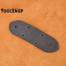 Smooth Head Connector Belt Buckle Top Layer Cowhide No Buckle Strap Leather Ring Leather Loop Head Belt Accessories