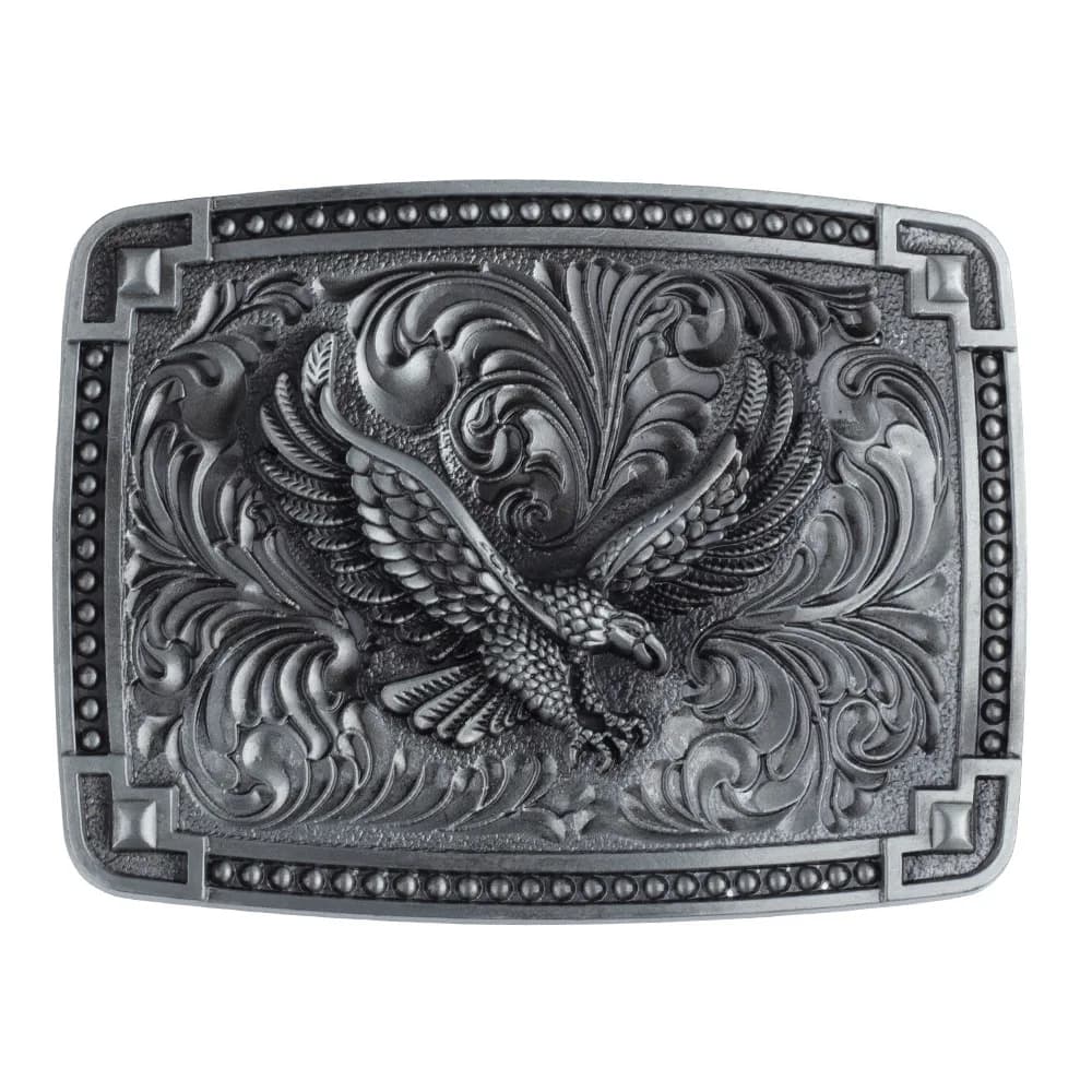 Vintage style belt buckle for man woman Eagle pattern alloy material Jeans accessories