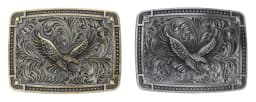Vintage style belt buckle for man woman Eagle pattern alloy material Jeans accessories