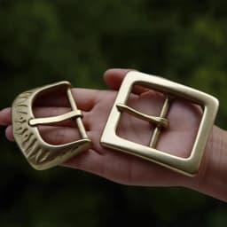 Deepeel 45mm Men's Pure Copper Belt Buckle Solid Brass Waistband Head Webbing Strap Pin Clasp Adjust Hook DIY Sewing Accessories