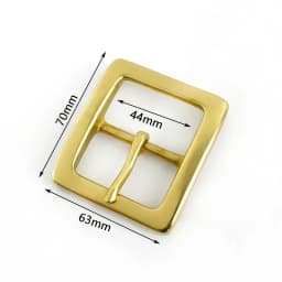 Deepeel 45mm Men's Pure Copper Belt Buckle Solid Brass Waistband Head Webbing Strap Pin Clasp Adjust Hook DIY Sewing Accessories
