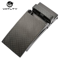 33mm Men's Belt Buckle Hard Alloy Silver Trouser Belt Buckle Non-perforated Belt Buckle Male Gifts