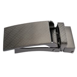 33mm Men's Belt Buckle Hard Alloy Silver Trouser Belt Buckle Non-perforated Belt Buckle Male Gifts