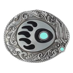 YonbaoDY Belt Buckle for 3.8cm Belt Bear Paw Animal Footprints K130