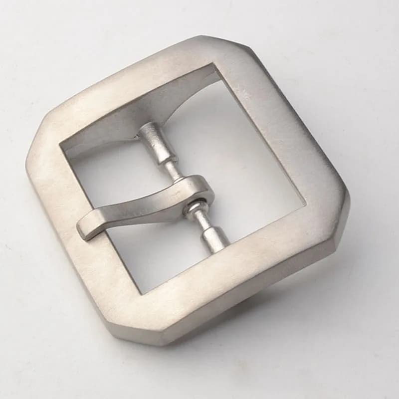 Men's 304 Stainless Steel Day Word Buckle Youth Versatile Belt Buckle Head Leather Belt Accessories 40 Fashionable Acce...