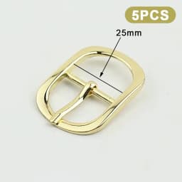 5Pcs 12/18/25mm Men Women Metal Belt Buckles Bag Shoes Pin Buckle Handbag Strap Clasp DIY Leather Crafts Accessories