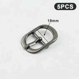 5Pcs 12/18/25mm Men Women Metal Belt Buckles Bag Shoes Pin Buckle Handbag Strap Clasp DIY Leather Crafts Accessories