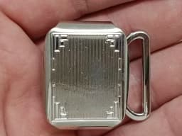 High-End Brass Antique Silver Belt Buckle Sirian Style Belt Clasp Pure Copper Vintage Waist Belt Buckle Brass Premium Buckle