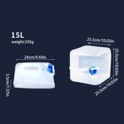 Portable Outdoor Water Tank 5-20l Foldable Water Bag With Faucet Large Capacity Water Container For Outdoor Camping BBQ Fishing