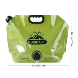 Portable Outdoor Water Tank 5-20l Foldable Water Bag With Faucet Large Capacity Water Container For Outdoor Camping BBQ Fishing