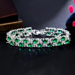 ThreeGraces Luxury Shiny Yellow Cubic Zirconia Leaf Flower Shape Bridal Wedding Party Bracelet for Women Fashion Jewelry BR239
