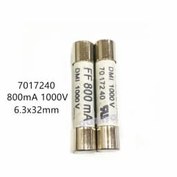 10Pcs Multimeter Ceramic Fuses 7017240 6.3 x 32mm FF 315mA FF500mA FF630mA FF800mA FF1A FF1.6A FF2A DMI 1000V Fast-Acting Fuse